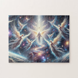 Journey of Angels Star Beings Through Cosmic Veil Legpuzzel