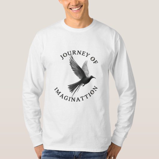 Journey of Imagination – Flying Bird Men’s T-Shirt (Voorkant)