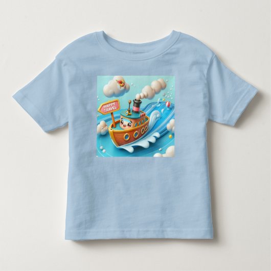 Journey on the Waves beroemd gemaakt door Natasha Kinder Shirts (Voorkant)