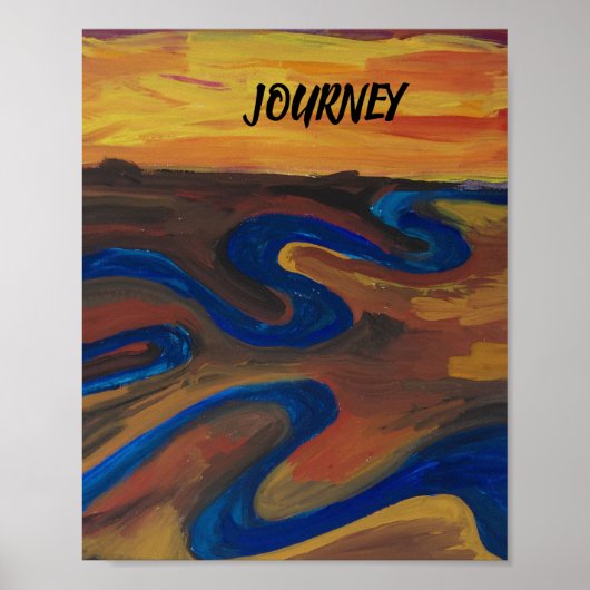JOURNEY POSTER VAN PAULA REILLY. (Voorkant)