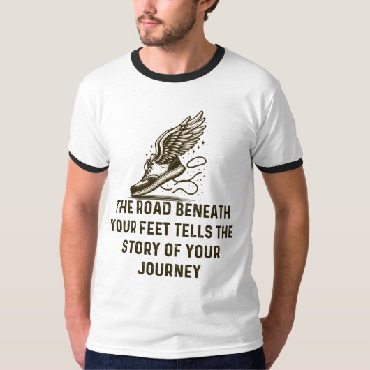 Journey’s Tale: De weg onder je voeten T-shirt (Voorkant)