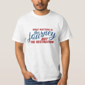 JOURNEY-shirt - kies stijl en kleur T-shirt (Voorkant)
