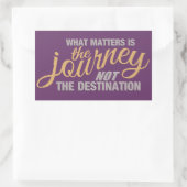 JOURNEY-stickers Rechthoekige Sticker (Tas)