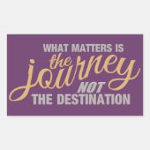 JOURNEY-stickers Rechthoekige Sticker (Voorkant)