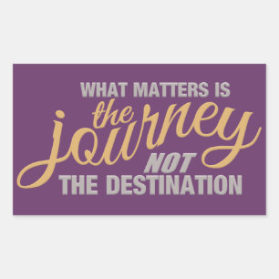 JOURNEY-stickers Rechthoekige Sticker