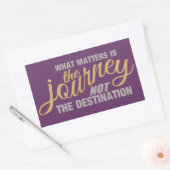 JOURNEY-stickers Rechthoekige Sticker (Envelop)