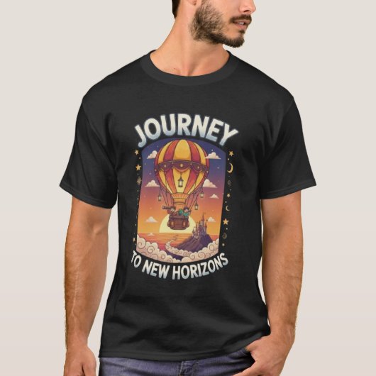 Journey to New Horizons – Adventure T-shirt (Voorkant)