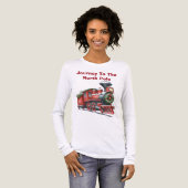  Journey to the North Pole Long Sleeve Tri-Blend Tri-Blend Shirt (Voorkant)