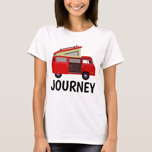 JOURNEY, Van Roadtrip Camping T-shirts (Voorkant)