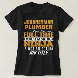 Journeyman Plumber T-shirt