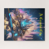 Journeys houdt van puzzel kunst (Horizontaal)