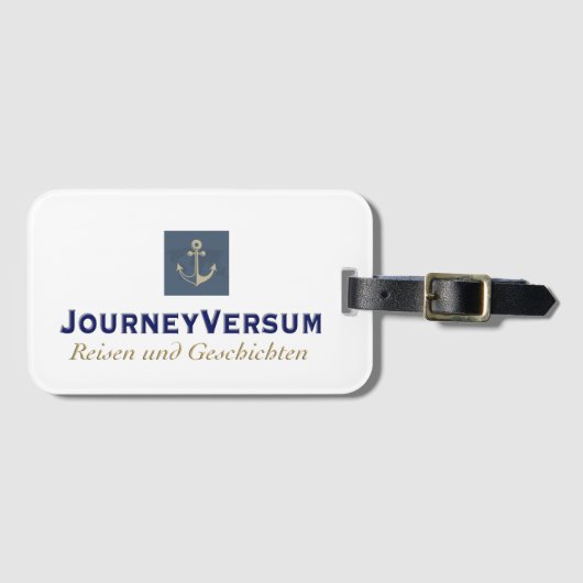 JourneyVersum Logo - Gepäckanhänger Bagagelabel (Voorkant (horizontaal))