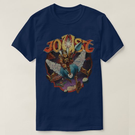 Joust Attack 1982 T-shirt (Design voorkant)