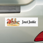 Joust Junkie Bumpersticker (Op auto)