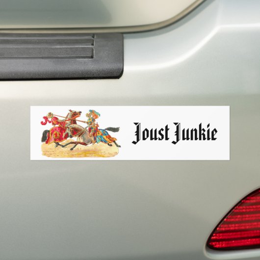 Joust Junkie Bumpersticker (Op auto)