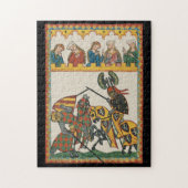 Jousting Knachten op een toernooi Legpuzzel (Verticaal)