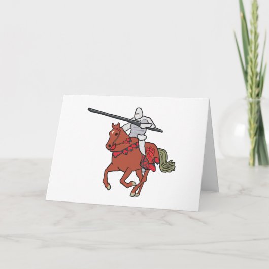 Jousting Knight Kaart (Voorkant)