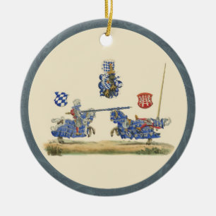 Jousting Knight - Medieval Theme Keramisch Ornament
