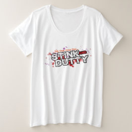Jouvert-carnaval Stink en Dutty Mas Grote Maat T-shirt