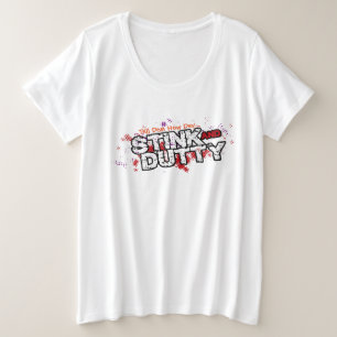 Jouvert-carnaval Stink en Dutty Mas Grote Maat T-shirt
