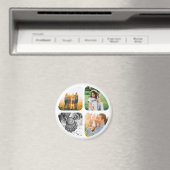 Jouw 4 Foto's Fridge Magnet (Insitu (Vaatwasser))