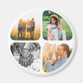 Jouw 4 Foto's Fridge Magnet