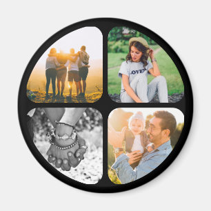 Jouw 4 Foto's Fridge Magnet