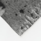 Jouw aangepaste foto & namaak marmertextuur met ro fleece deken (Hoek)