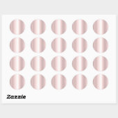Jouw aangepaste tekst stijlvolle sjabloon blanco r ronde sticker (Vel)