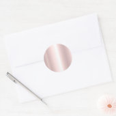 Jouw aangepaste tekst stijlvolle sjabloon blanco r ronde sticker (Envelop)