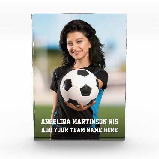 Jouw aangepaste voetbal of jouw sport fotoblokken (Voorkant)