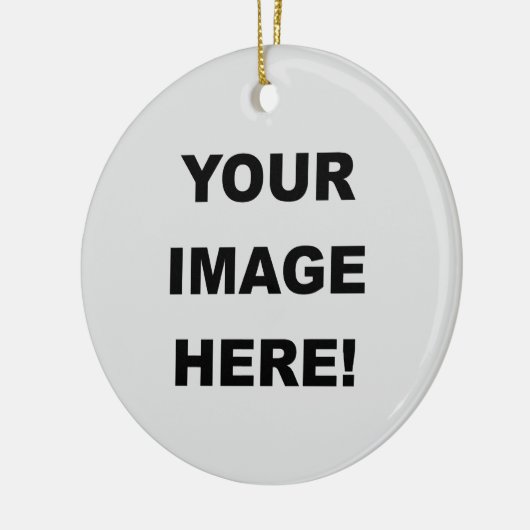 Jouw afbeelding hier keramisch ornament (Links)