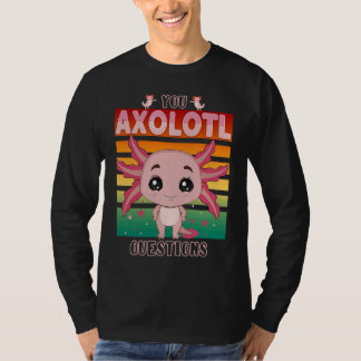 Jouw Axolotl Vragen Kinderen Schattige Roze Axolot T-shirt