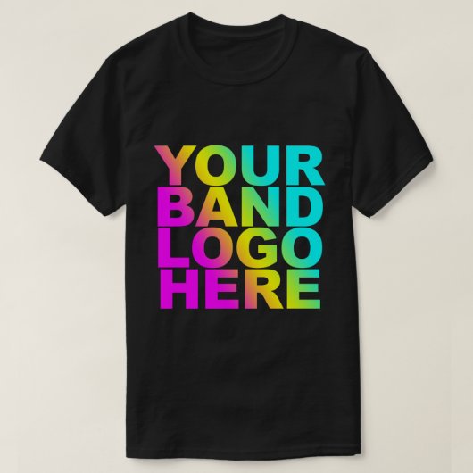 JOUW BAND LOGO T-SHIRT (Design voorkant)