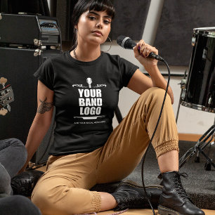 Jouw bandlogo - kies je kleur dames t-shirt