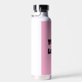 JOUW BEDRIJFSLOGO ROZE WATERFLES (Rechts)