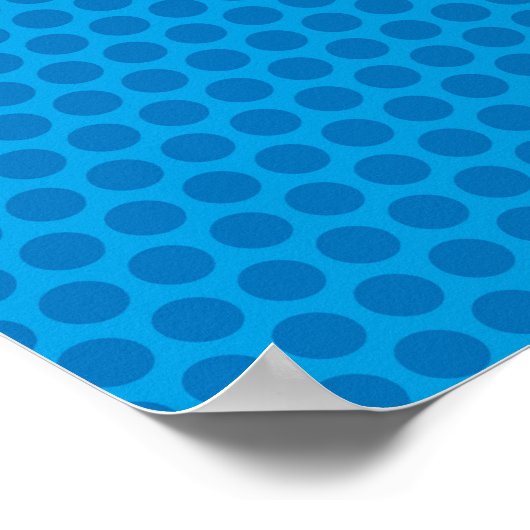 Jouw Bericht Denk Bubbel Plezier Retro Stripboek Poster (Hoek)