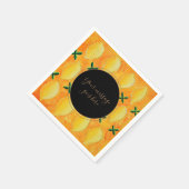 Jouw bericht Lemons Servet (Hoek)