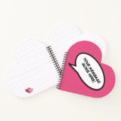 Jouw berichtspraakwolk Leuke retro-stripboek Notitieboek (Binnen)