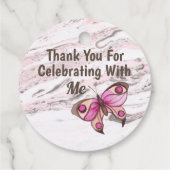 Jouw bom bedankjes labels (Achterkant)