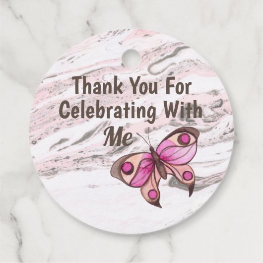 Jouw bom bedankjes labels (Achterkant)