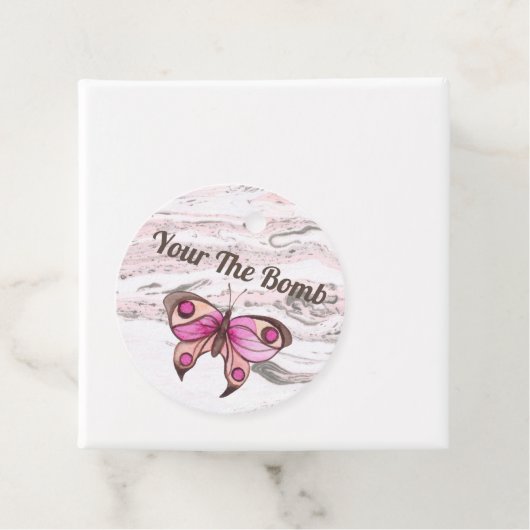 Jouw bom bedankjes labels (In situ)