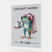 Jouw Butt Napkins Mijn Heer Acryl Bord (Hoek)