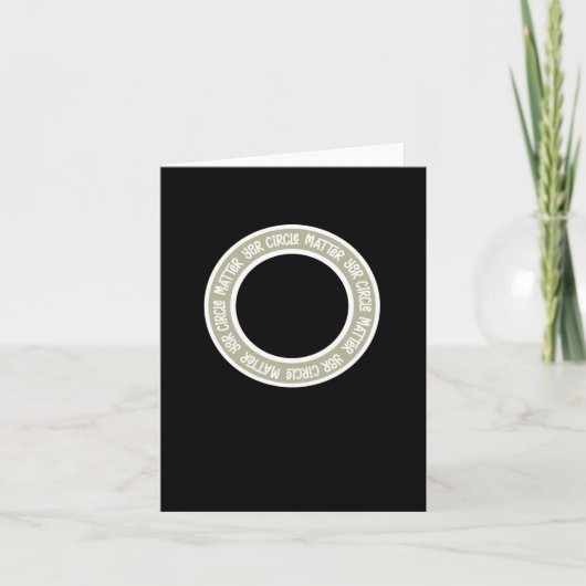 Jouw Circle Sticker Kaart (Voorkant)
