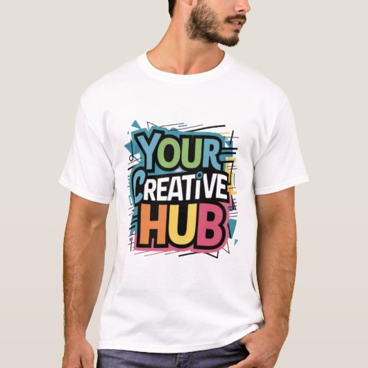 ✅👕Jouw Creatieve Hub T-Shirt Ontwerp👕✅ (Voorkant)