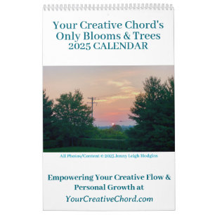 Jouw Creative Chord 2025 Alleen Blooms & Trees Kalender