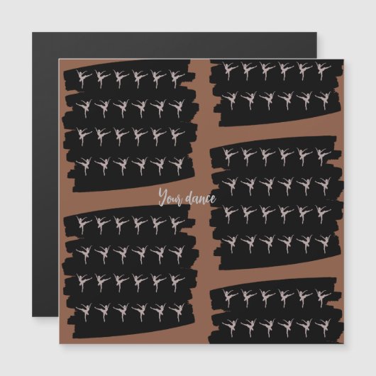 Jouw Dance magneet (Voorkant / Achterkant)