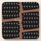 Jouw dans bier onderzetter (Voorkant)