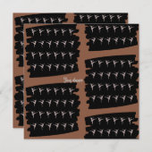 Jouw dans kaart (Voorkant / Achterkant)