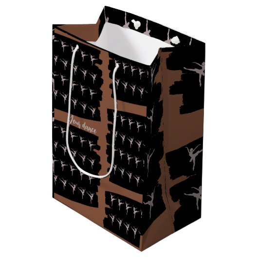 Jouw dans medium cadeauzakje (Voorkant Gekanteld)